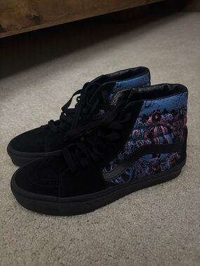 Vans Black High-Top Sneakers Halloween Edition